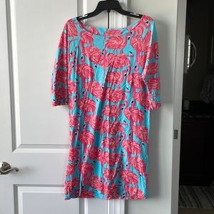 Lilly Pulitzer Flamingo Dress Size Medium